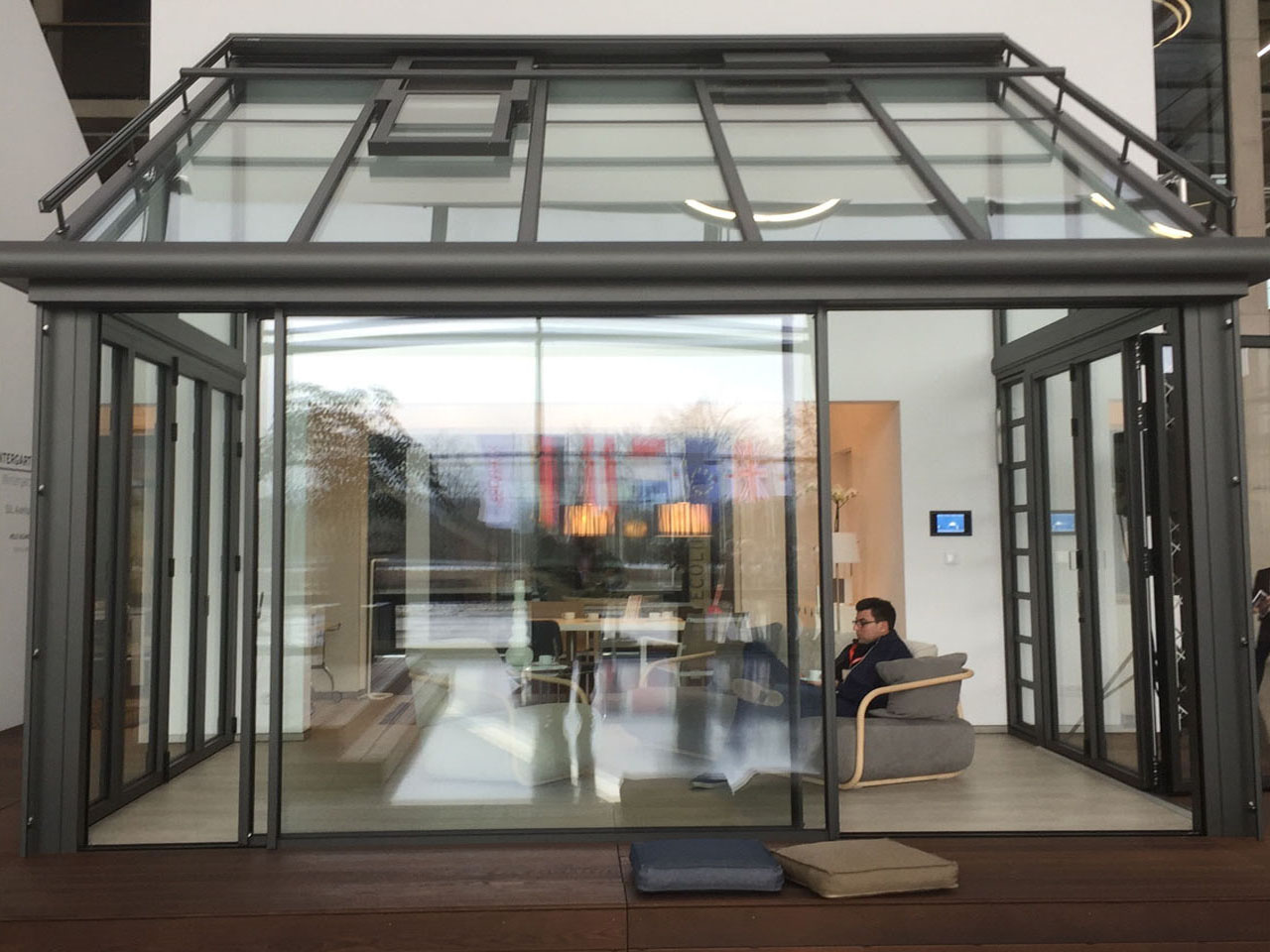 Solarlux Nobiles mit Cero Anlage in der Vorderfront